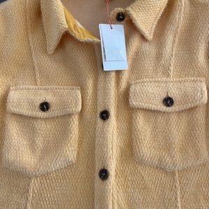 Yellow Shacket NWT